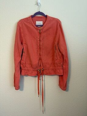 Anthropologie Joyce Textured Moto Jacket